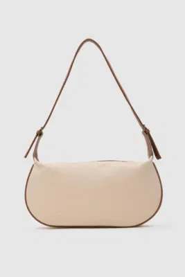 Canvas Shoulder Bag for Everyday Use in tan