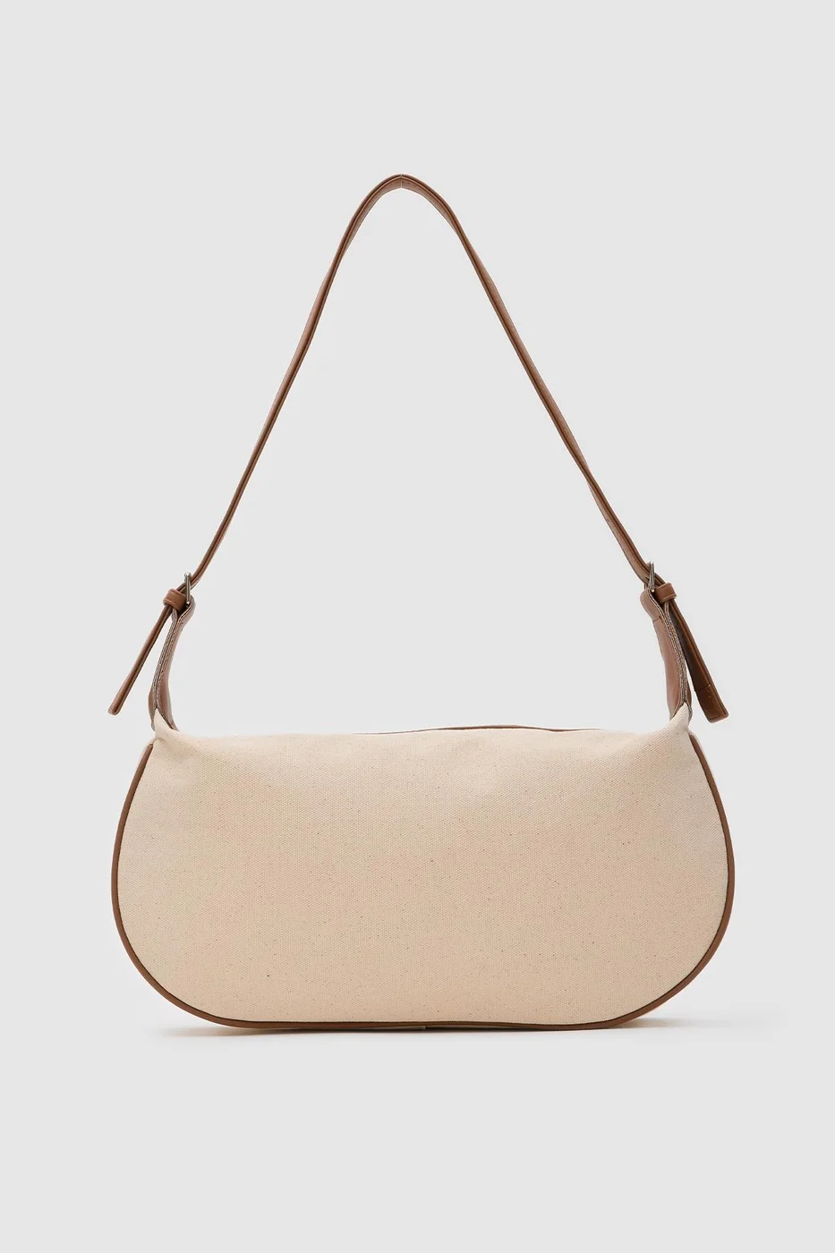 Canvas Shoulder Bag for Everyday Use in tan