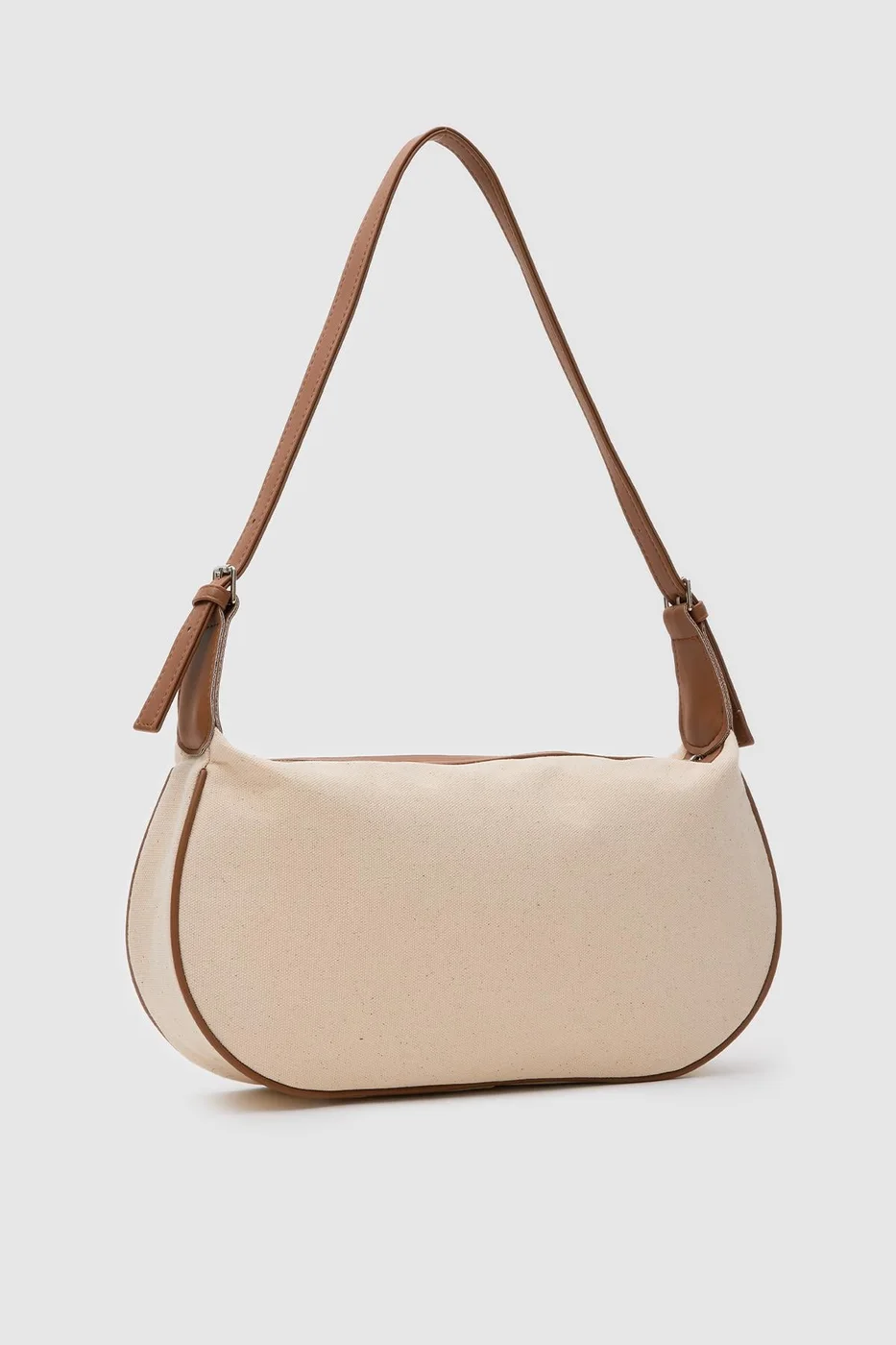 Canvas Shoulder Bag for Everyday Use in tan