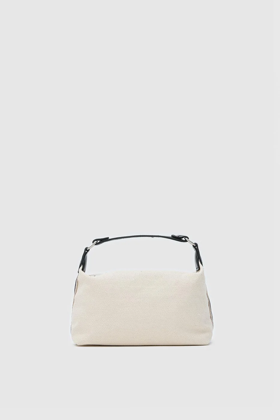 Canvas crossbody bag for daily use in black