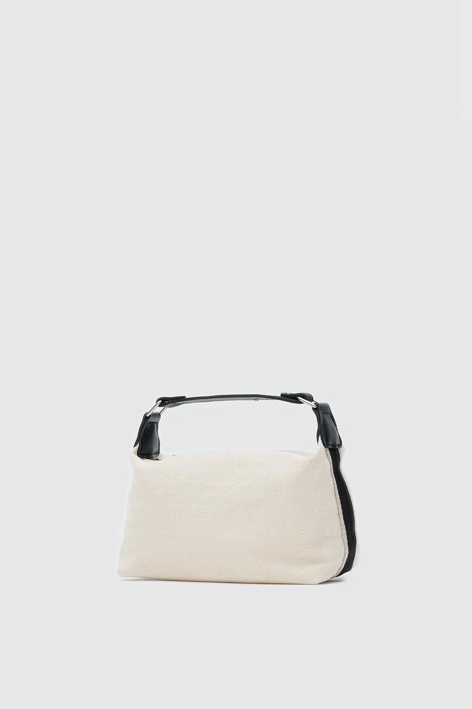 Canvas crossbody bag for daily use in black