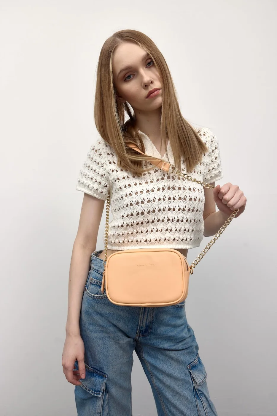 Faux leather crossbody bag Faux leather crossbody bag