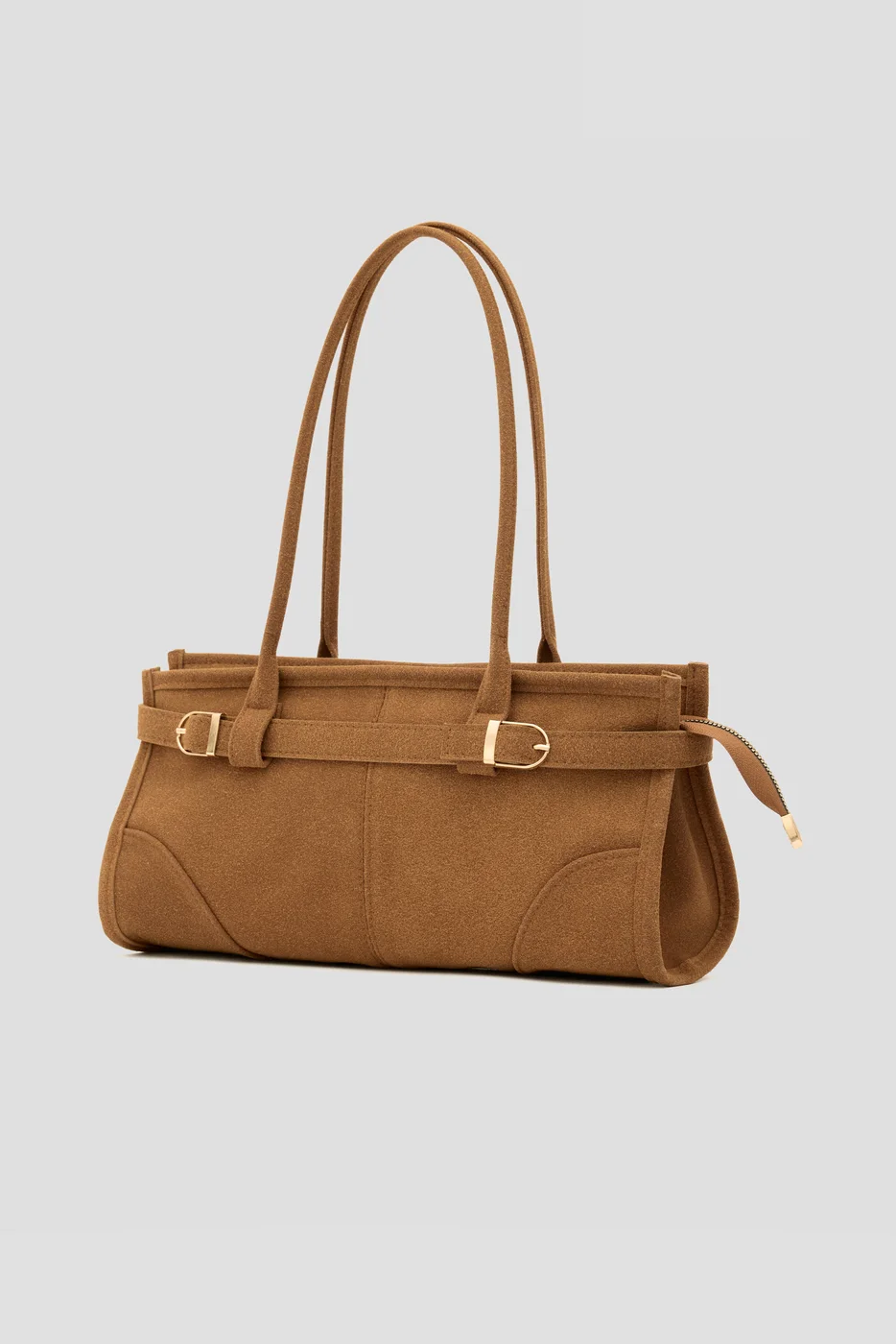 faux leather baguette bag faux leather baguette bag in tan