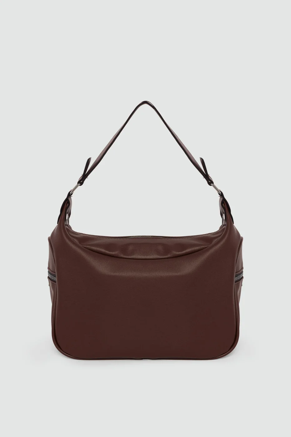Faux Leather Shoulder Bag