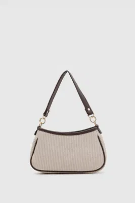 faux leather baguette bag faux leather baguette bag in cream