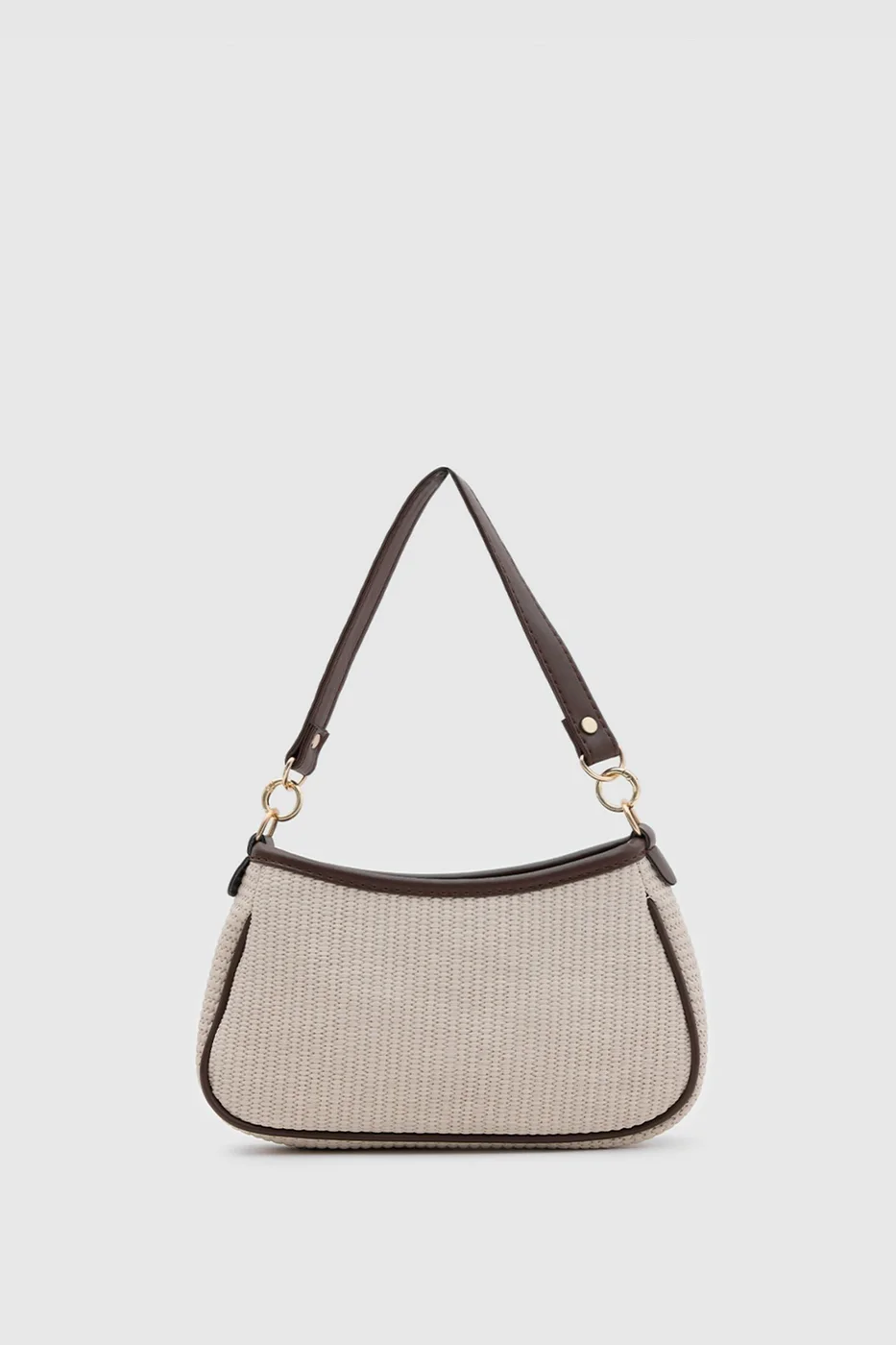 faux leather baguette bag faux leather baguette bag in cream