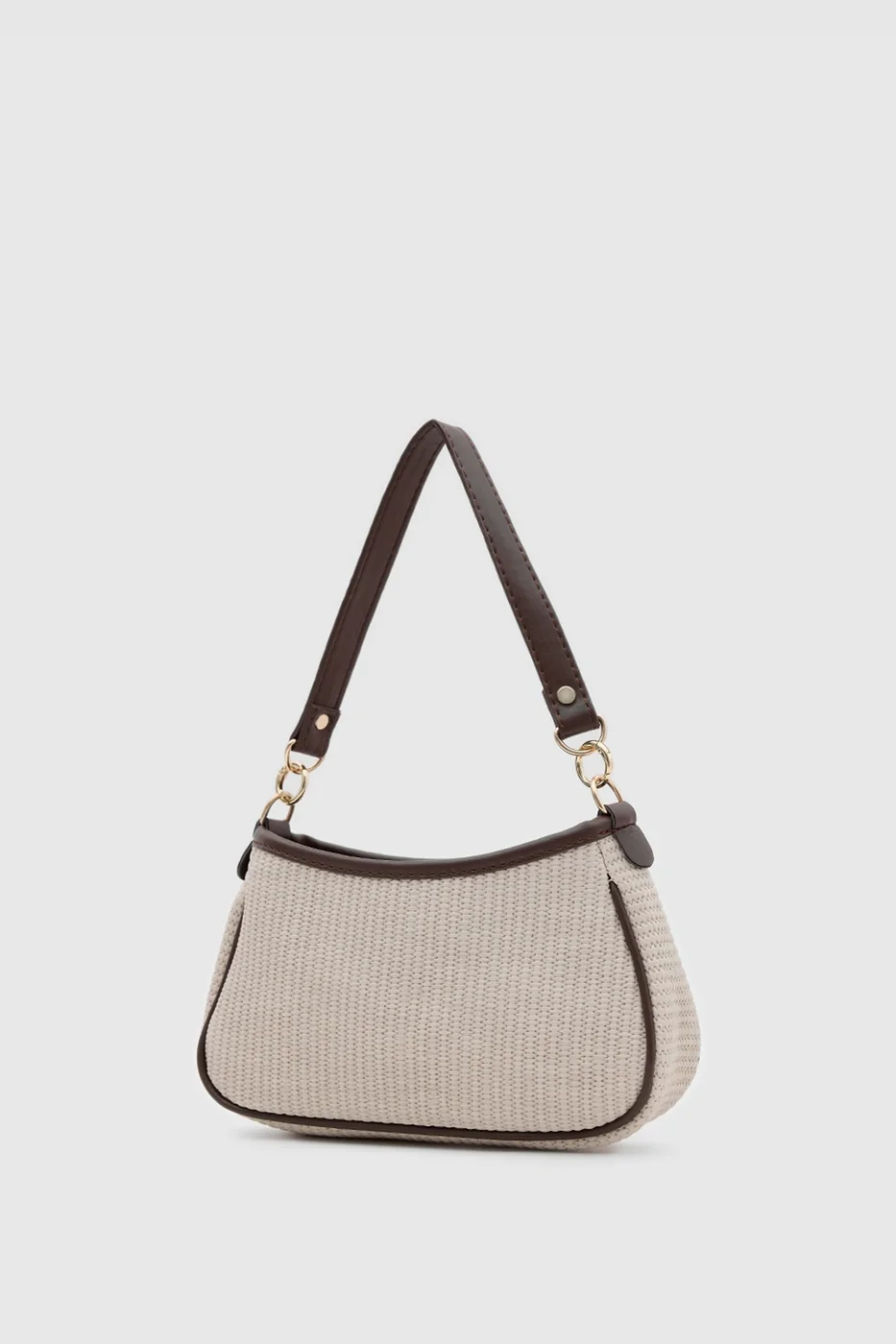 faux leather baguette bag faux leather baguette bag in cream
