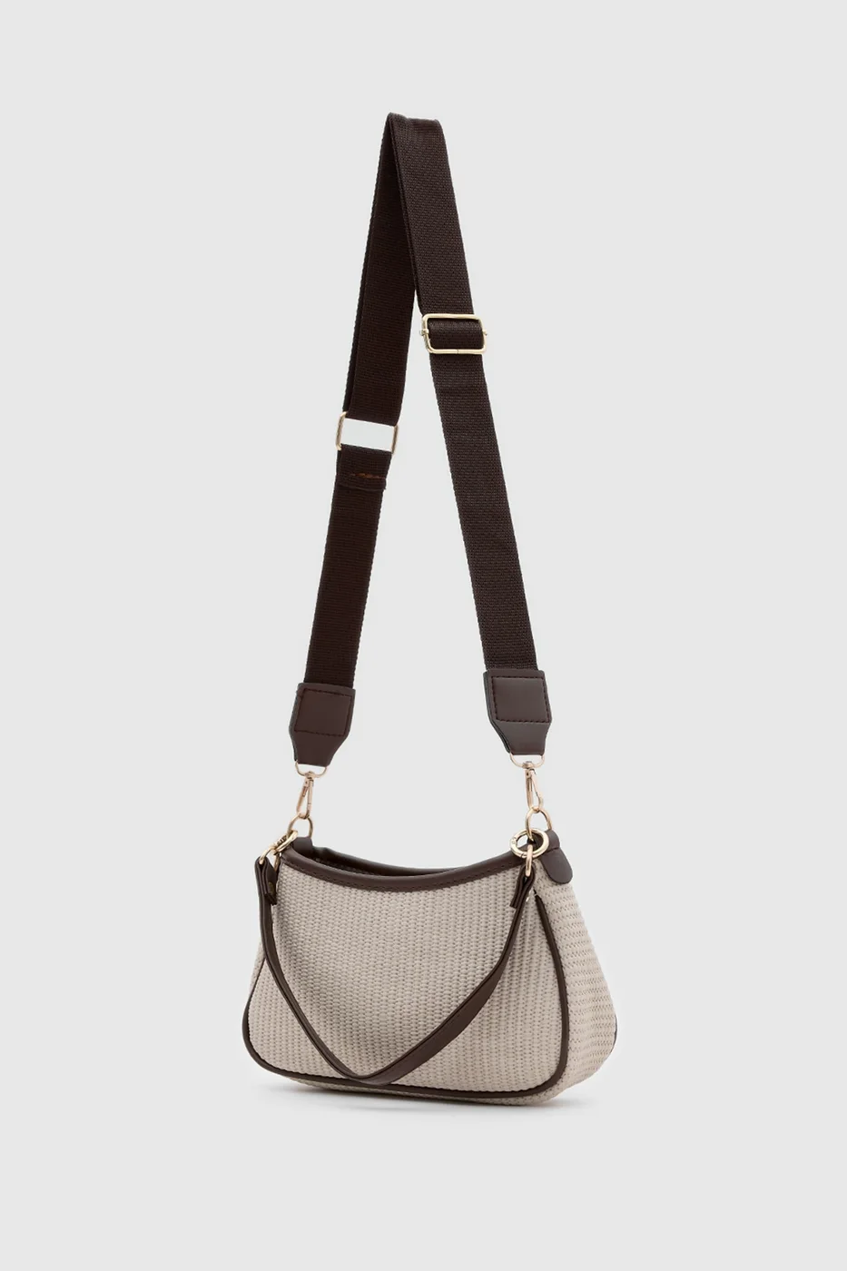 faux leather baguette bag faux leather baguette bag in cream
