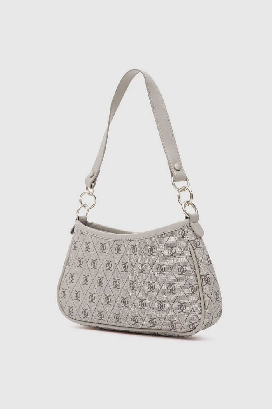 monogram crossbody bag in beige