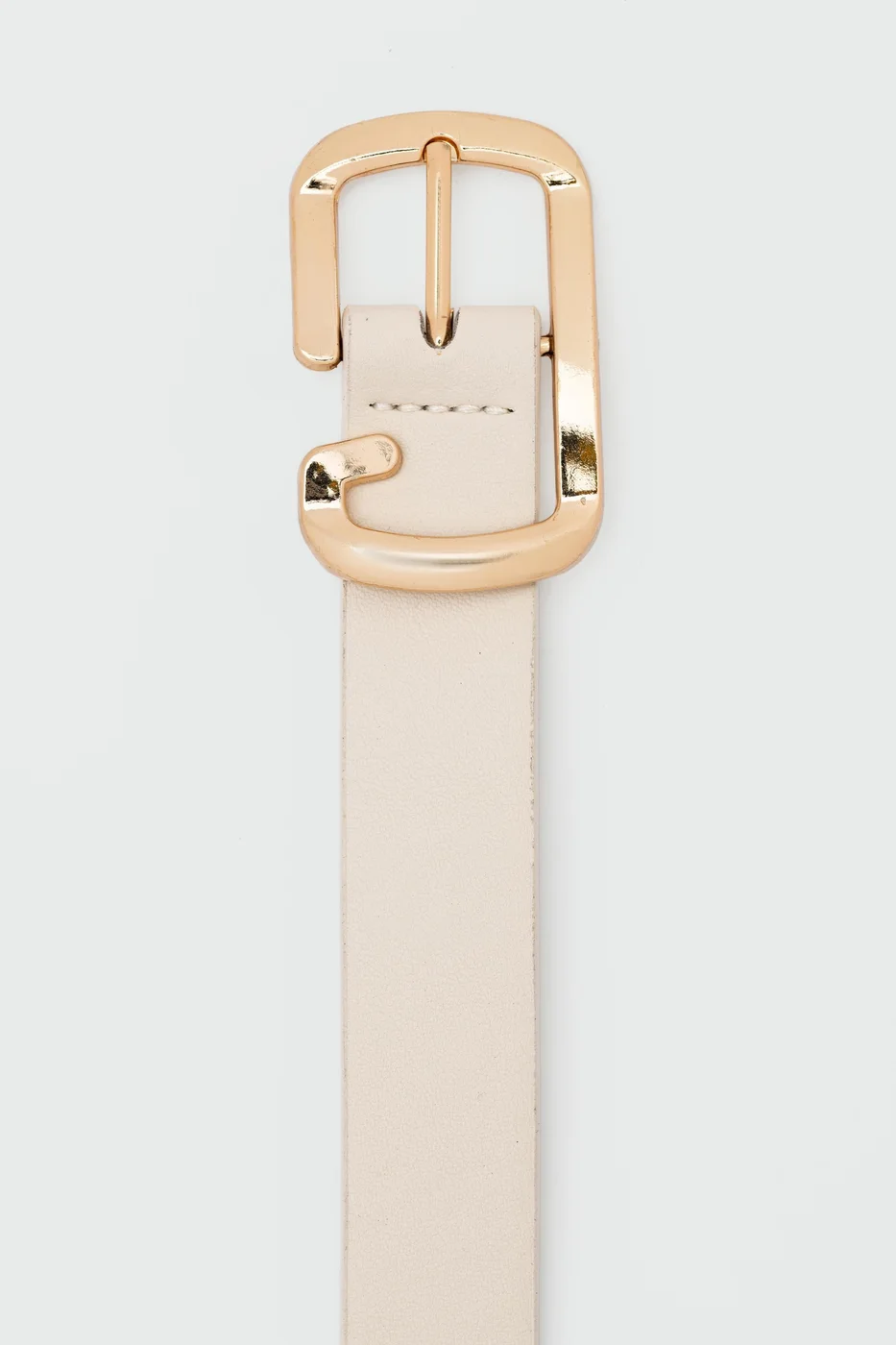 faux leather belt faux leather belt in cream
