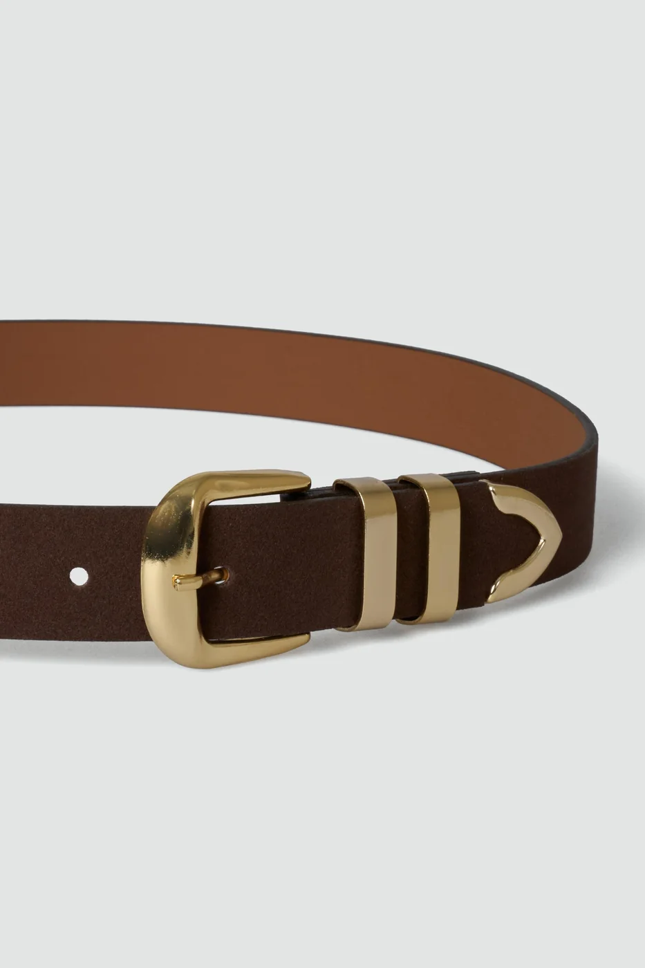 faux suede belt