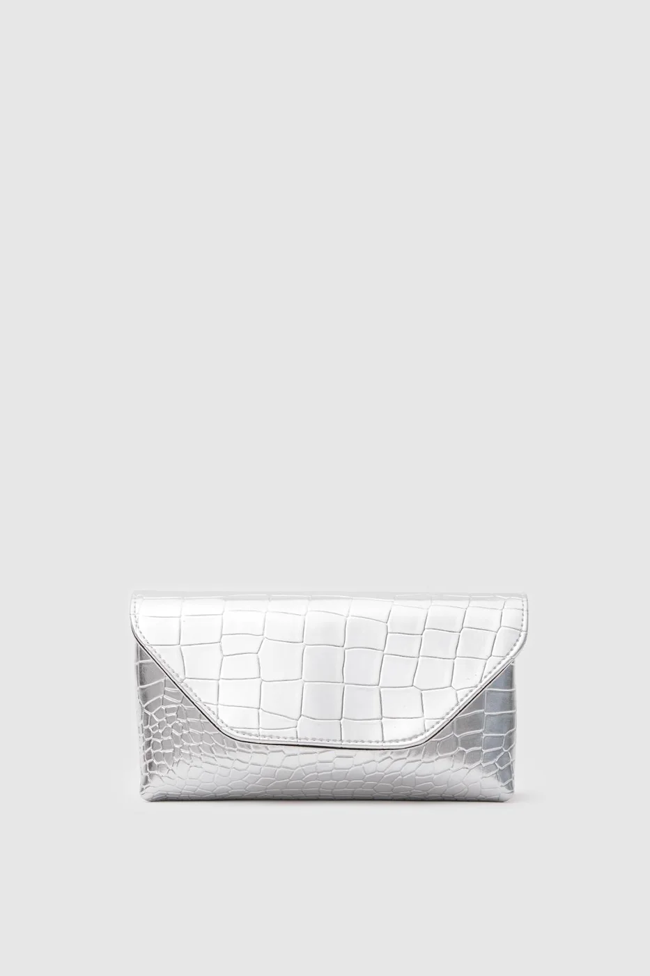 faux leather crossbody bag faux leather crossbody bag in silver