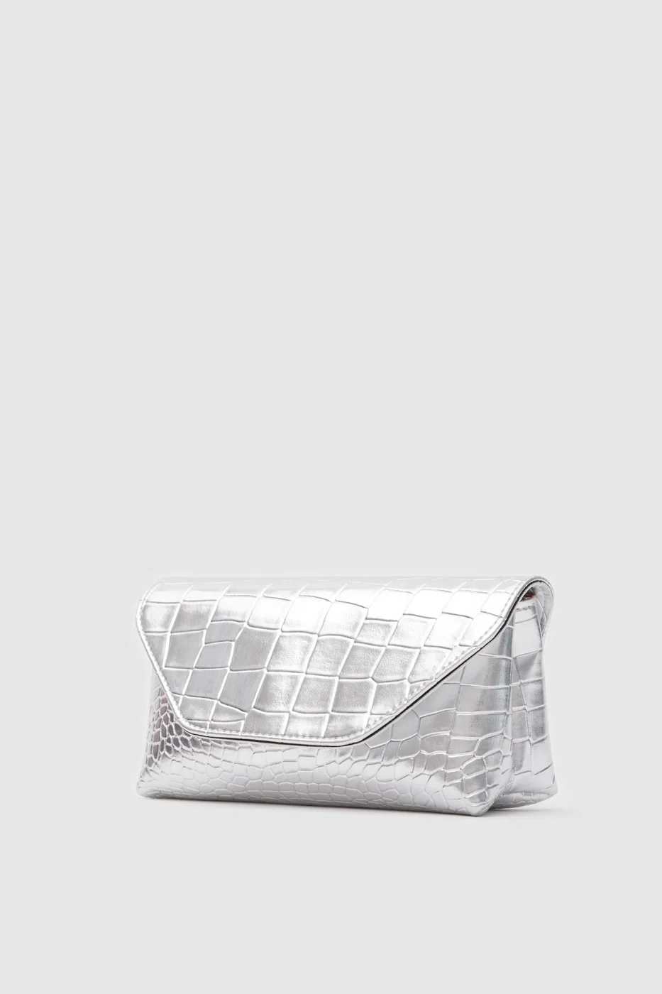faux leather crossbody bag faux leather crossbody bag in silver