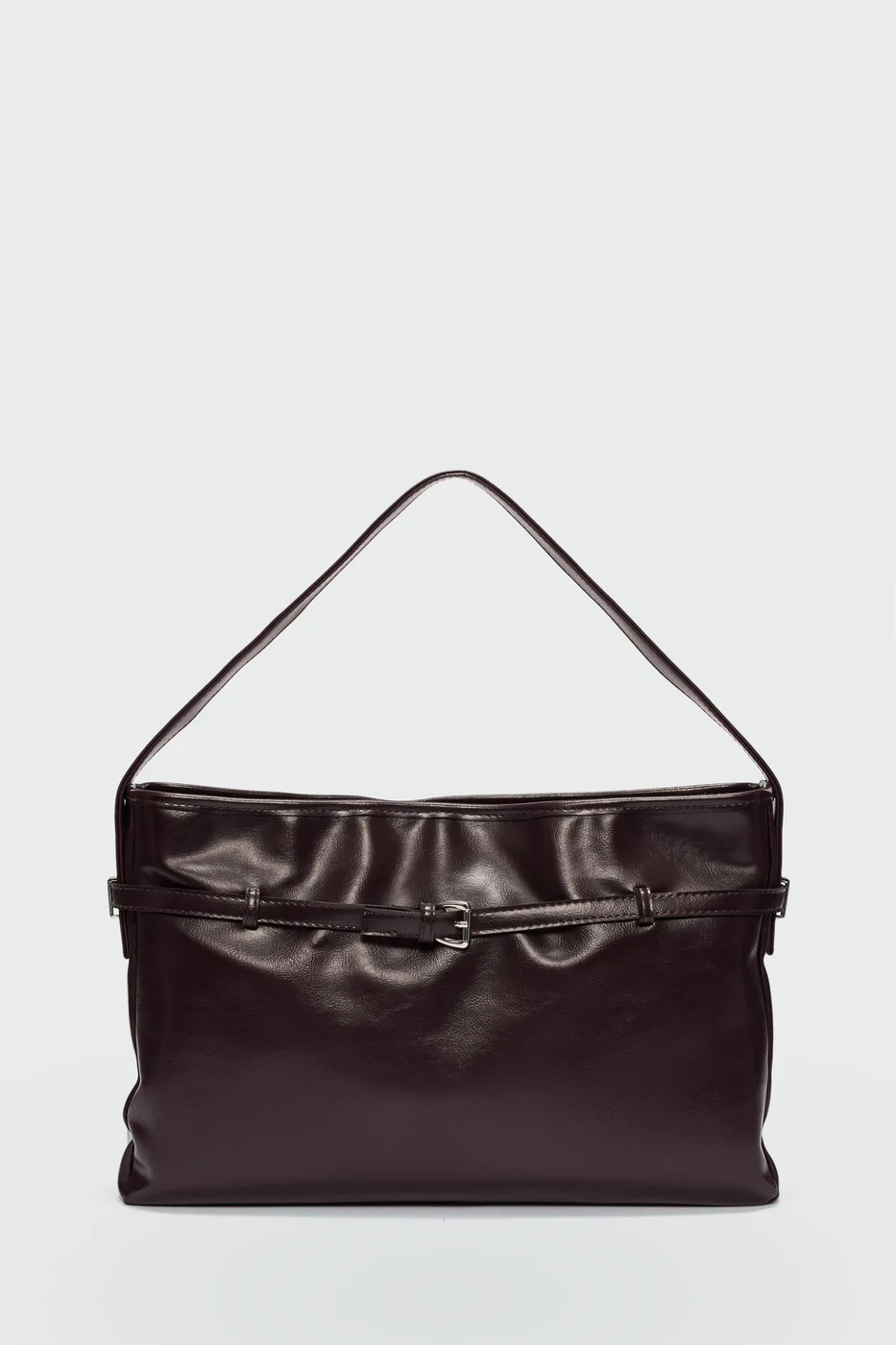 Faux leather shoulder bag Faux leather shoulder bag in purple