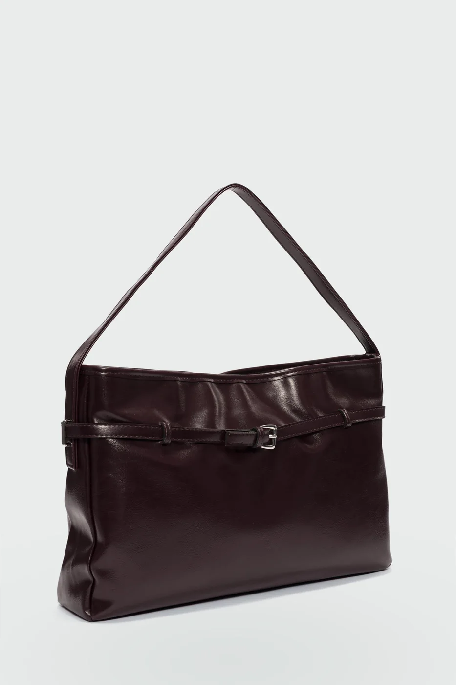 Faux leather shoulder bag Faux leather shoulder bag in purple