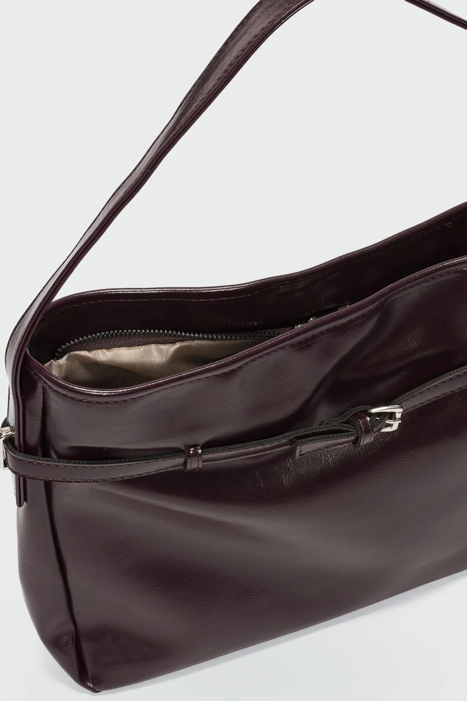Faux leather shoulder bag Faux leather shoulder bag in purple
