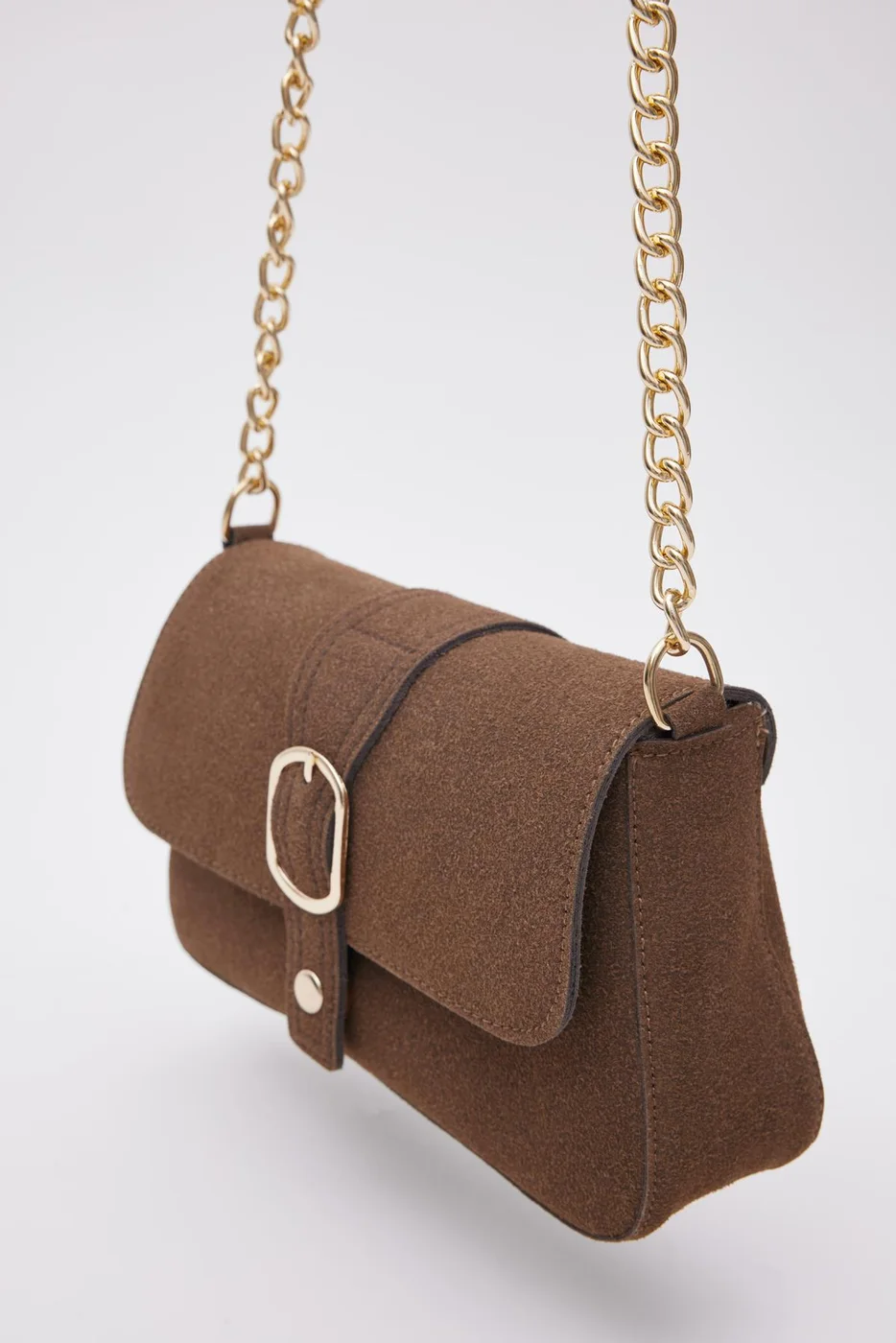faux suede crossbody bag faux suede crossbody bag in dark brown