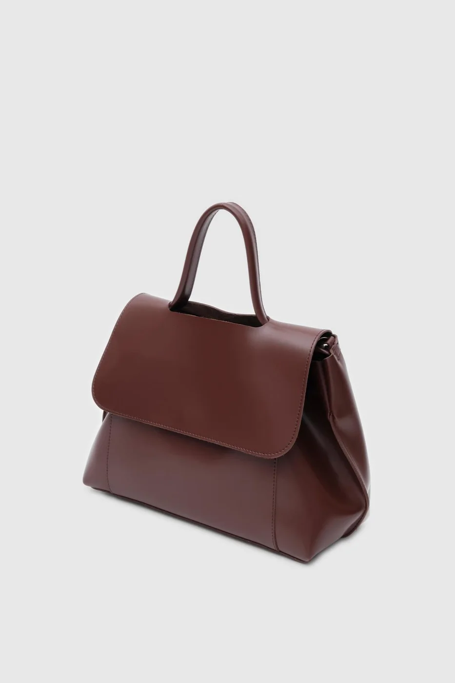 Faux Leather Crossbody Bag Faux Leather Crossbody Bag in hazelnut