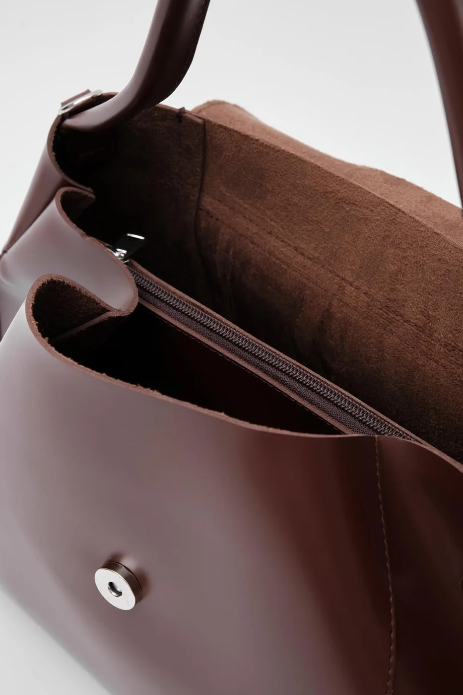 Faux Leather Crossbody Bag Faux Leather Crossbody Bag in hazelnut