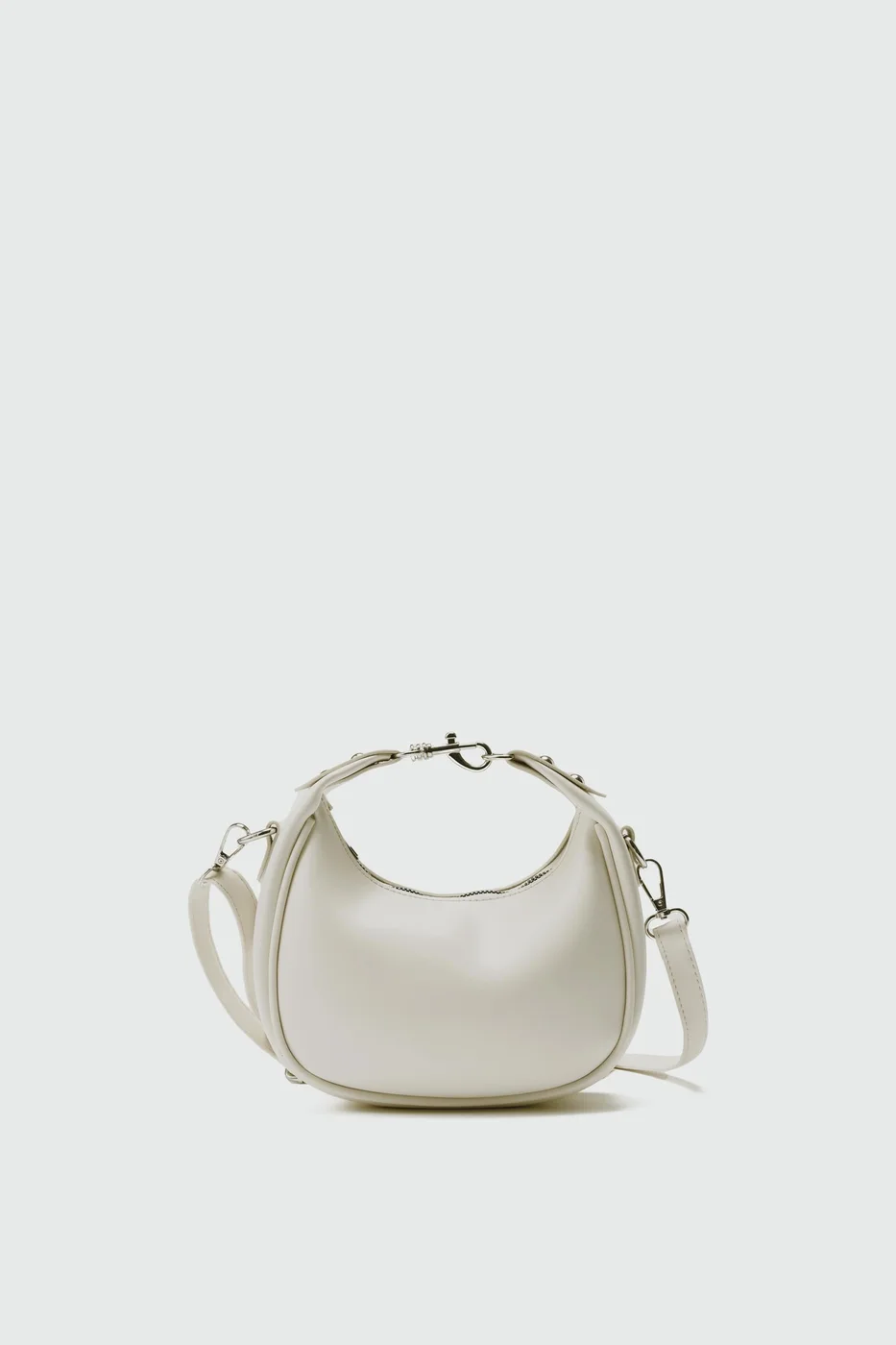 faux leather crossbody bag faux leather crossbody bag in beige
