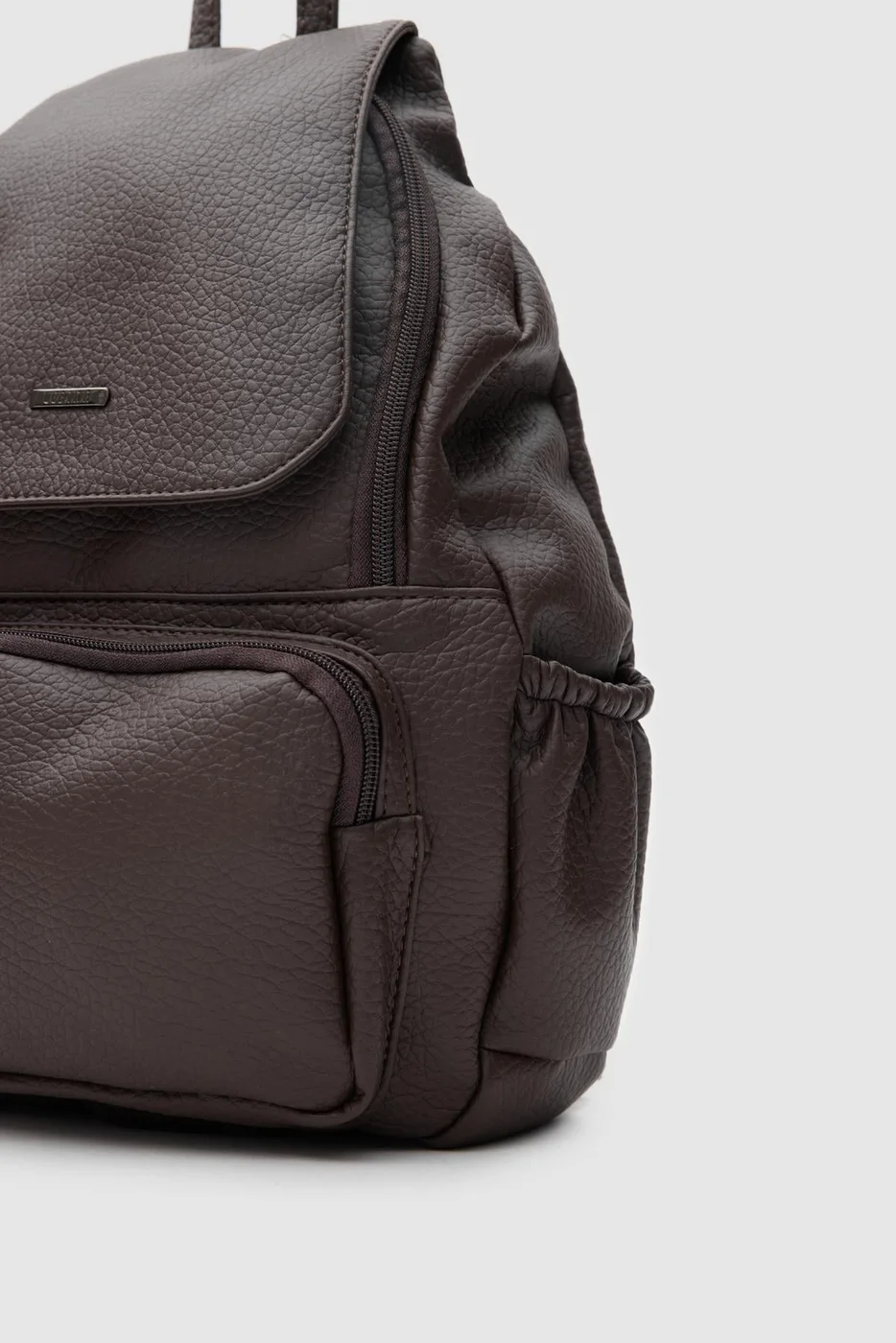 Julia faux leather backpack Julia faux leather backpack in dark brown