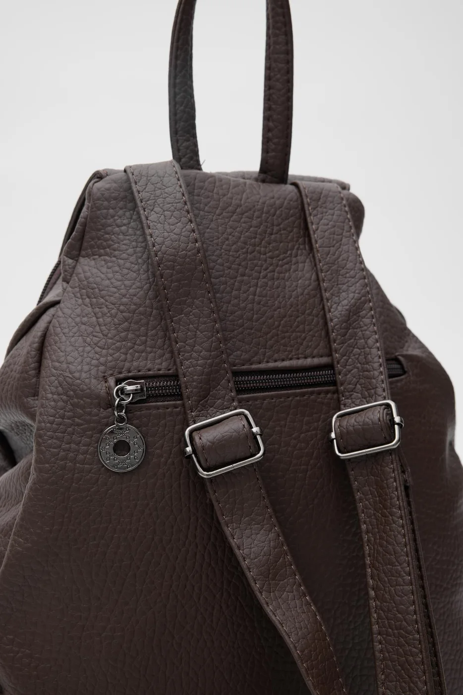 Julia faux leather backpack Julia faux leather backpack in dark brown