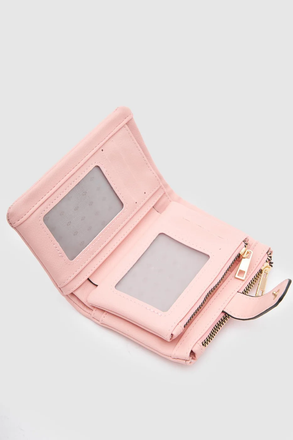 Faux leather wallet by Kei in blush