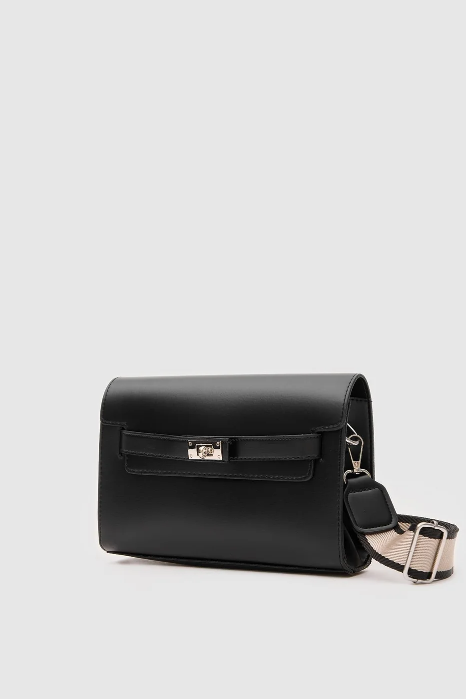 Faux leather crossbody bag for women Faux leather crossbody bag for women in black