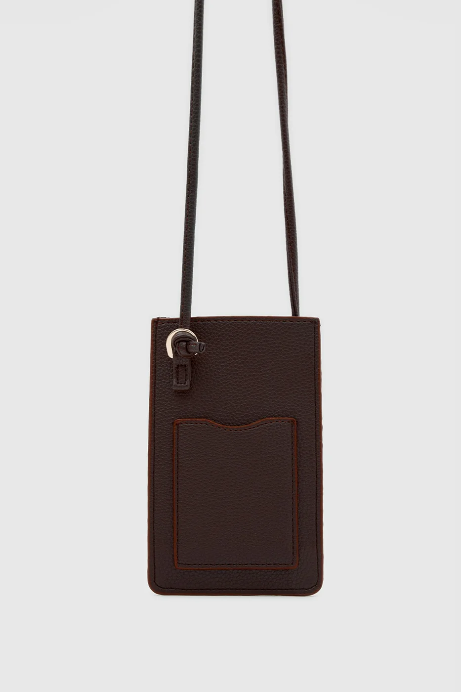 faux leather phone bag for stylish women in leopard