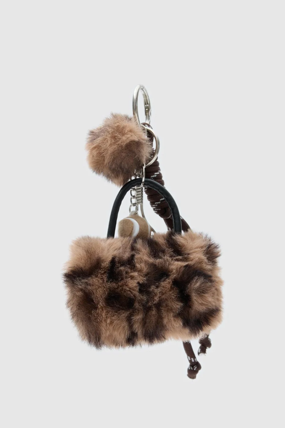 Leopard print bag charm Leopard print bag charm