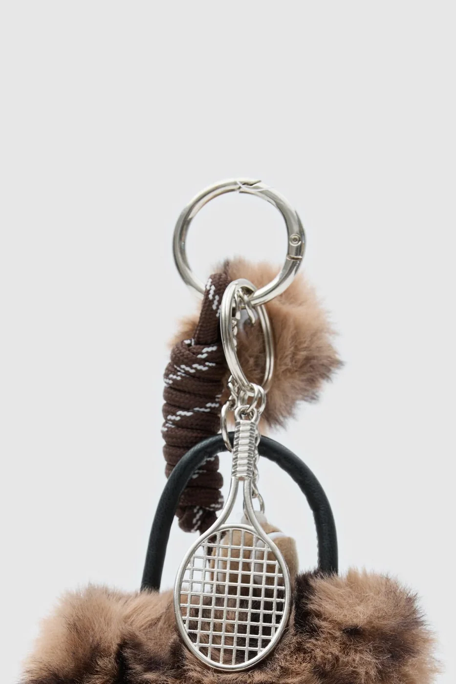 Leopard print bag charm Leopard print bag charm