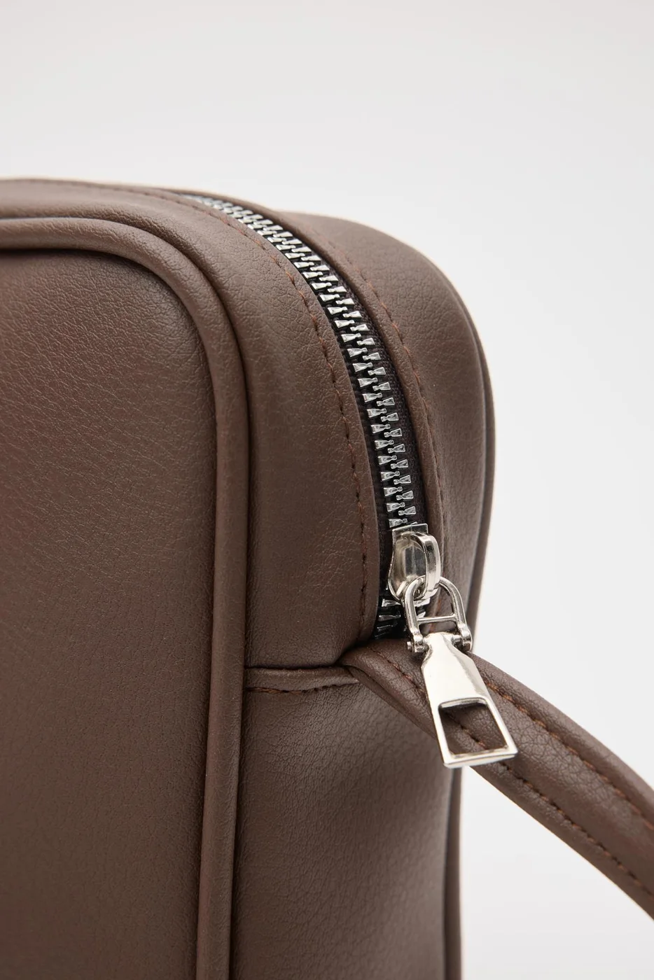 Faux leather crossbody bag for women Faux leather crossbody bag for women in dark brown