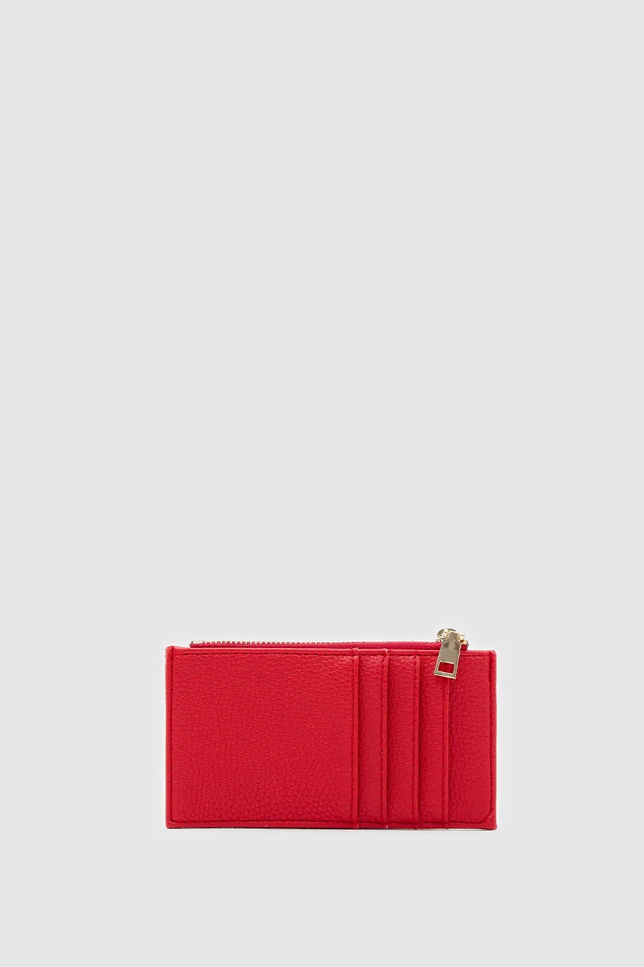 Faux leather card holder Faux leather card holder in red