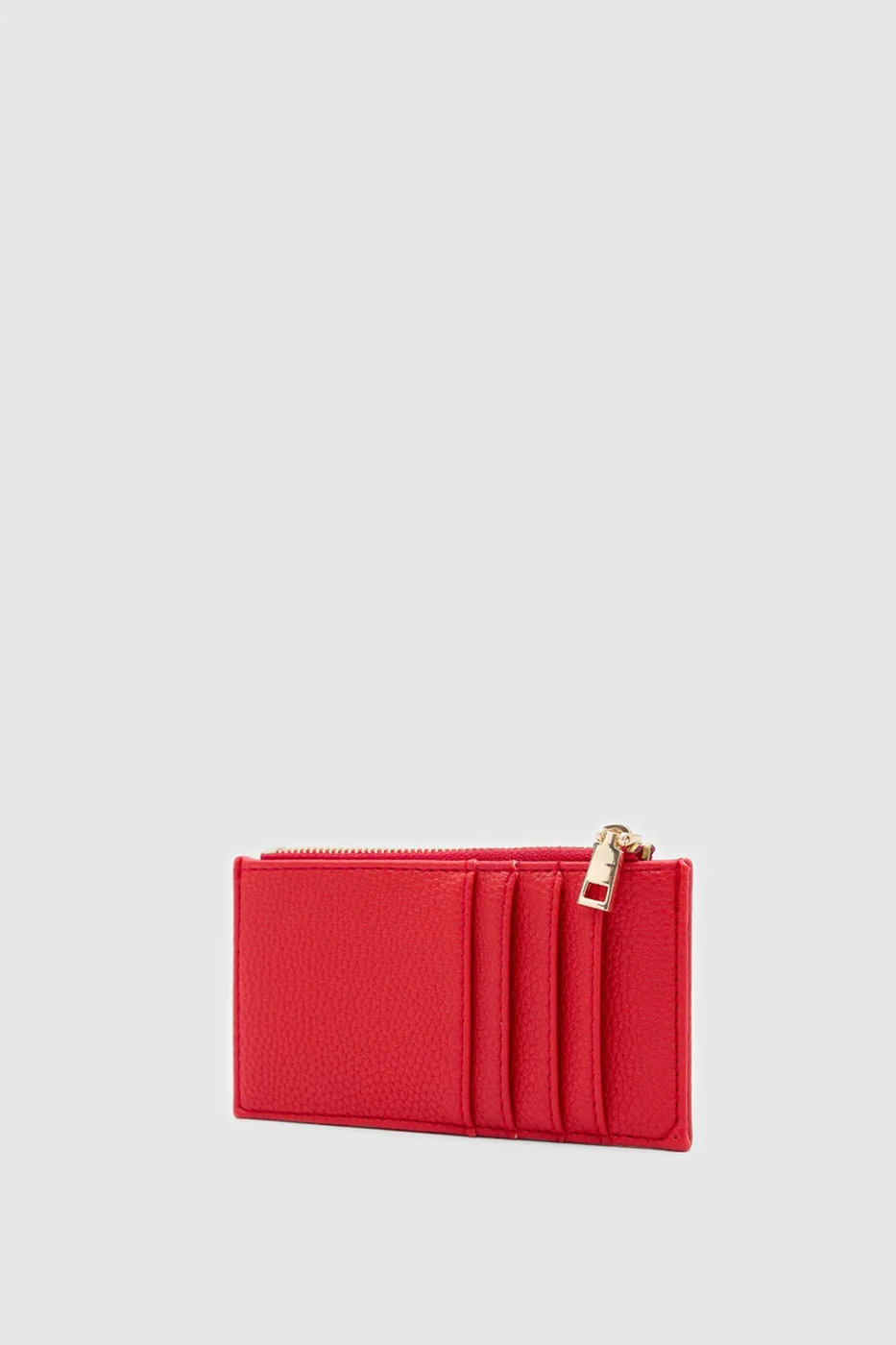 Faux leather card holder Faux leather card holder in red