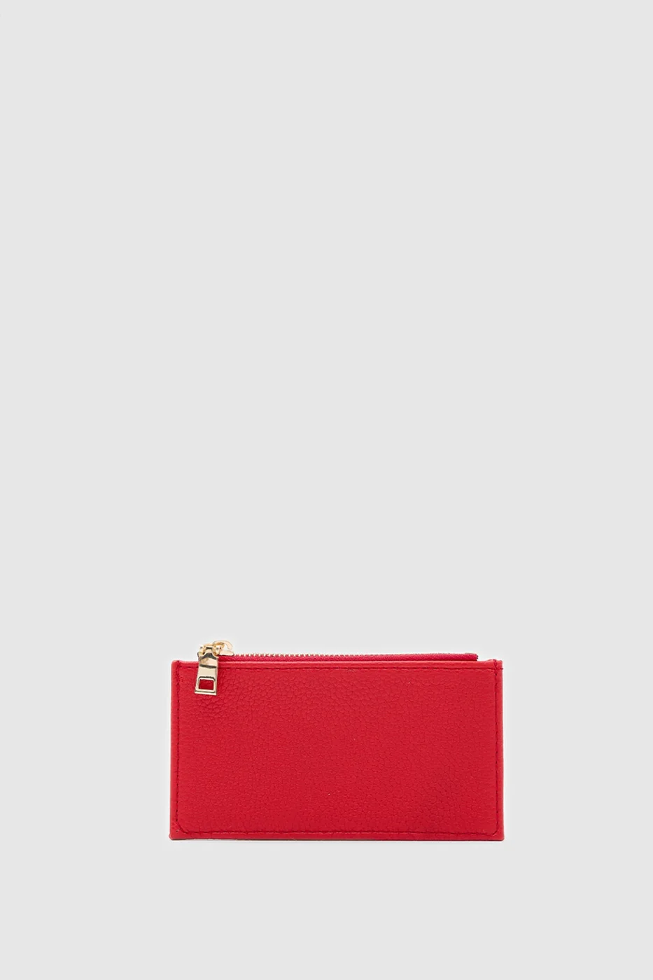 Faux leather card holder Faux leather card holder in red