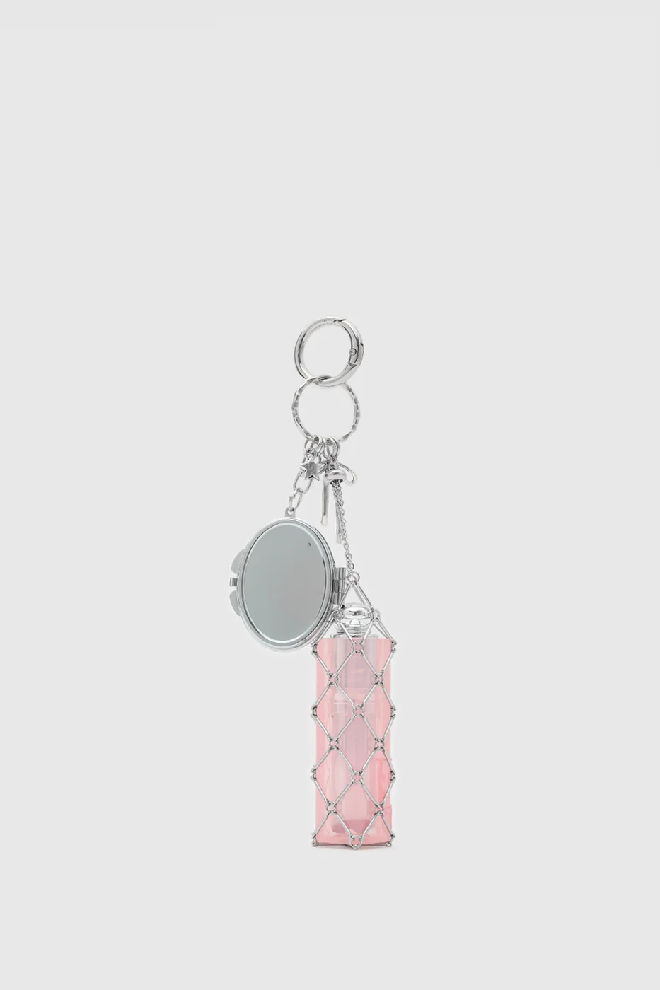 lipstick charm for bags in silver