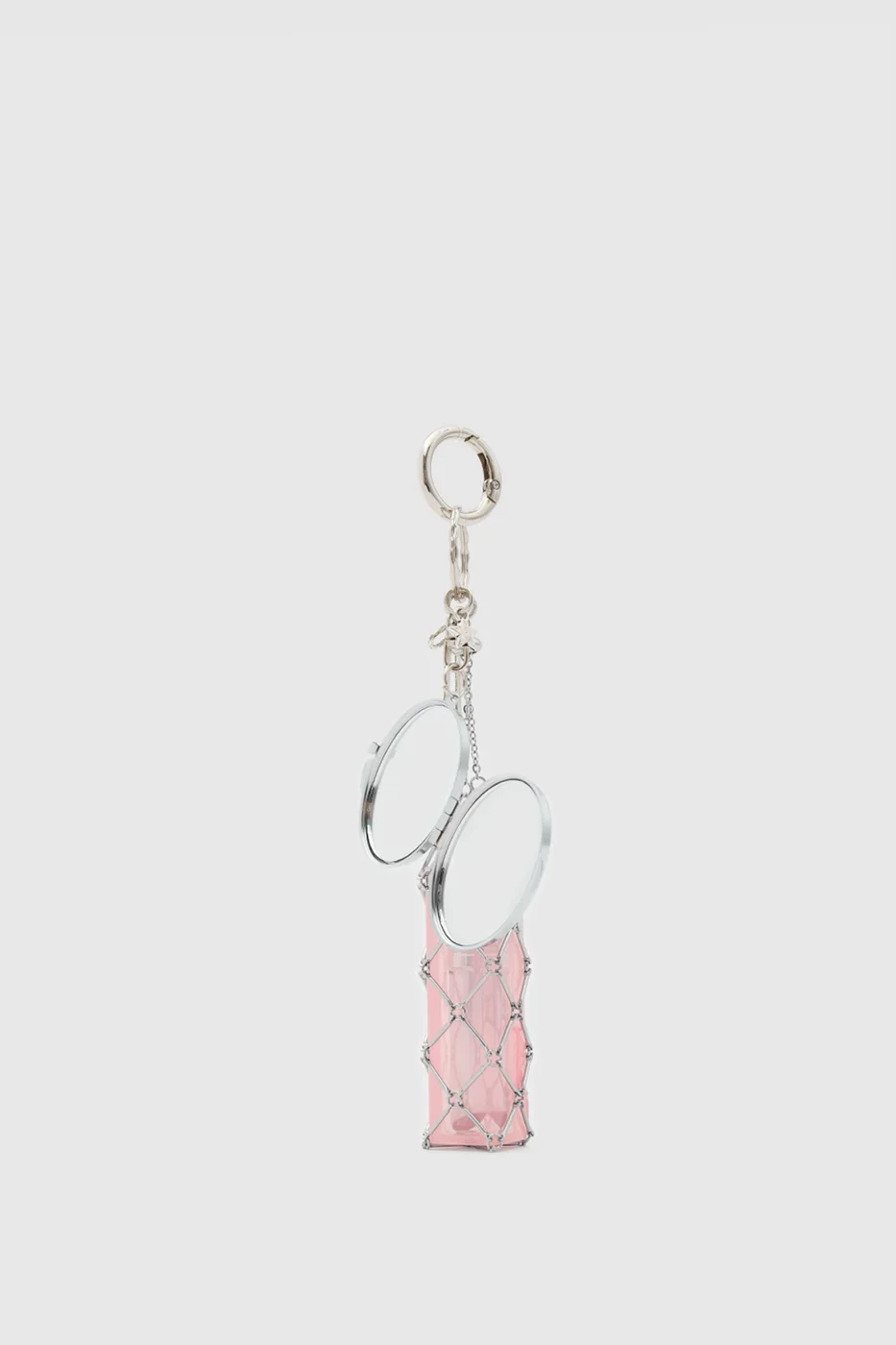 lipstick charm for bags in silver