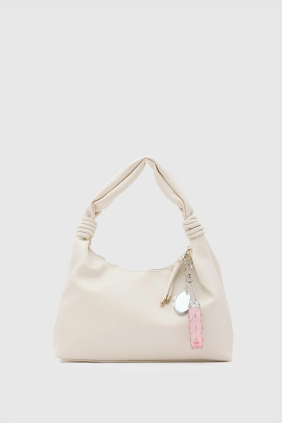 lipstick charm for bags in silver