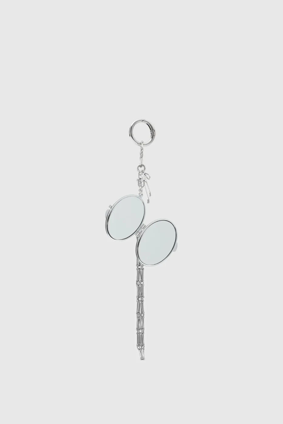 lipstick charm for bags in silver