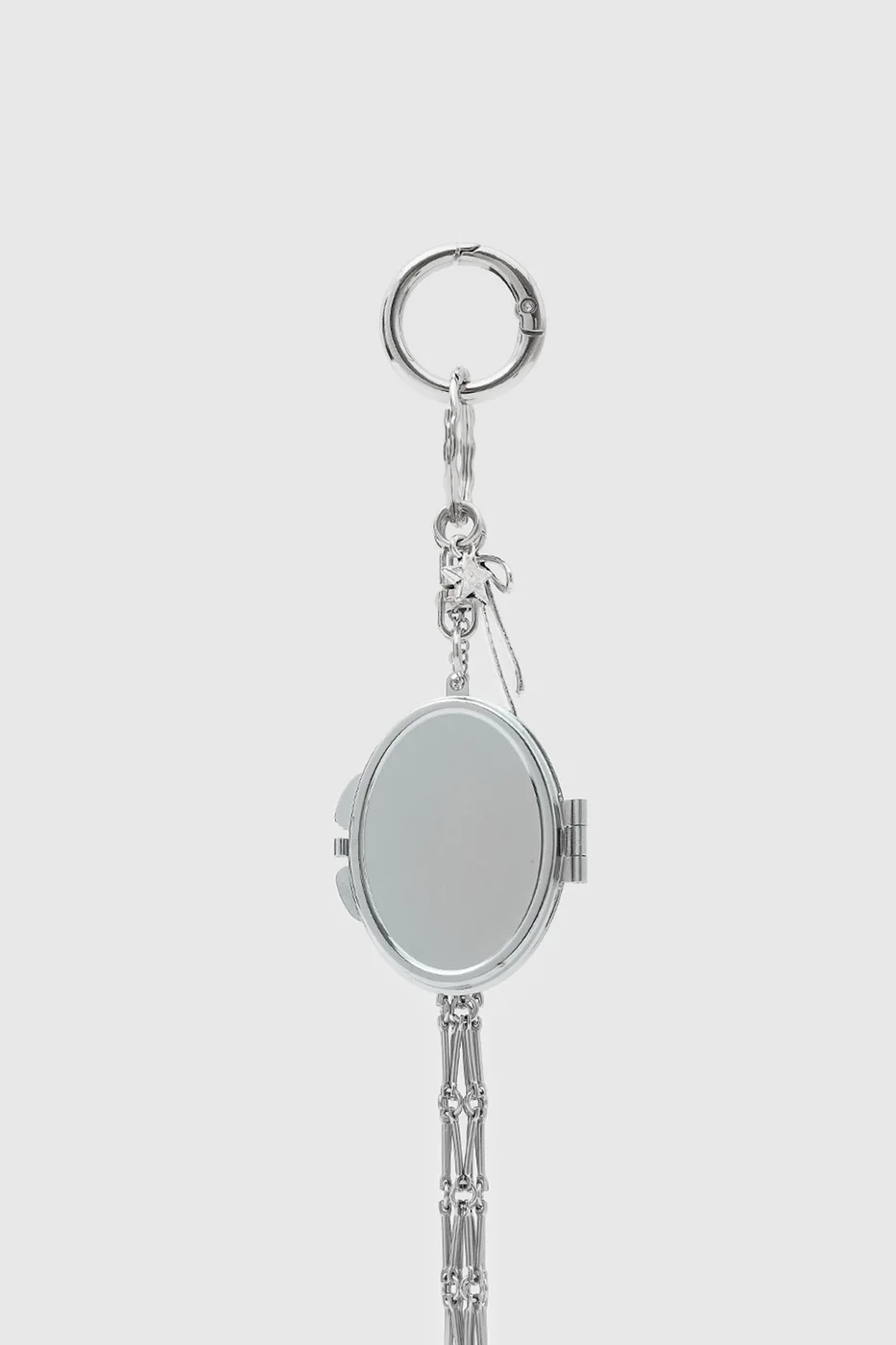 lipstick charm for bags in silver