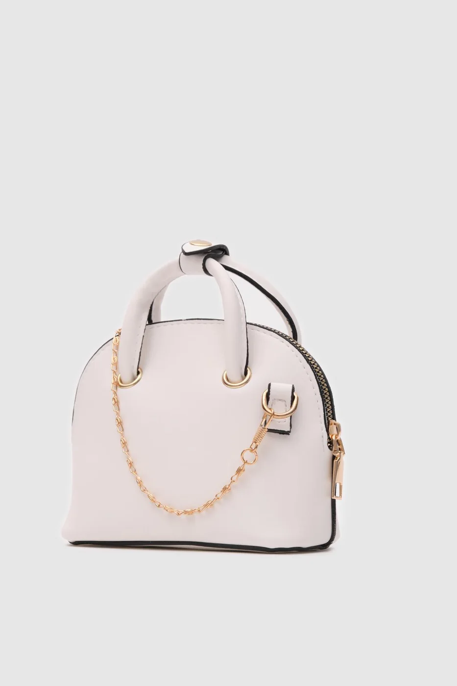 Faux leather crossbody bag Faux leather crossbody bag in white