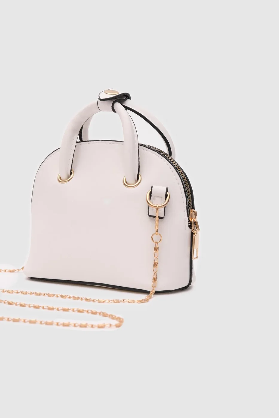 Faux leather crossbody bag Faux leather crossbody bag in white