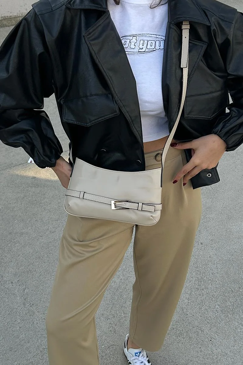 Faux leather crossbody bag Faux leather crossbody bag