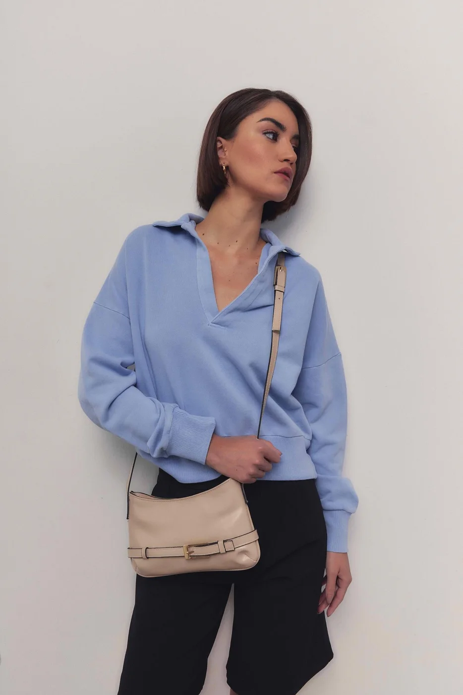Faux leather crossbody bag Faux leather crossbody bag
