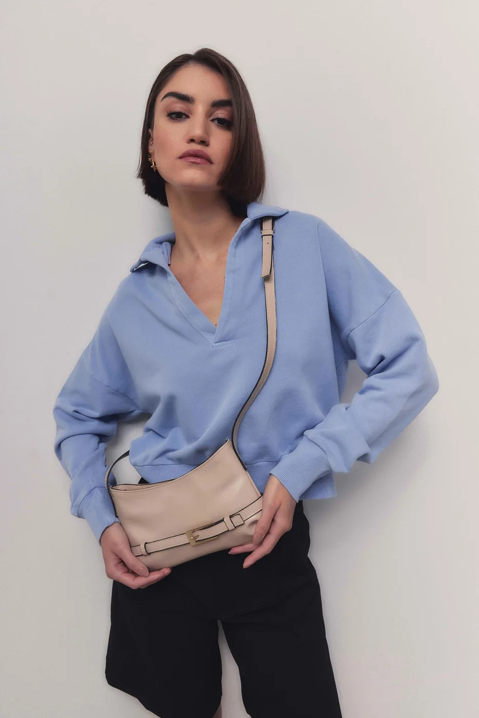 Faux leather crossbody bag Faux leather crossbody bag