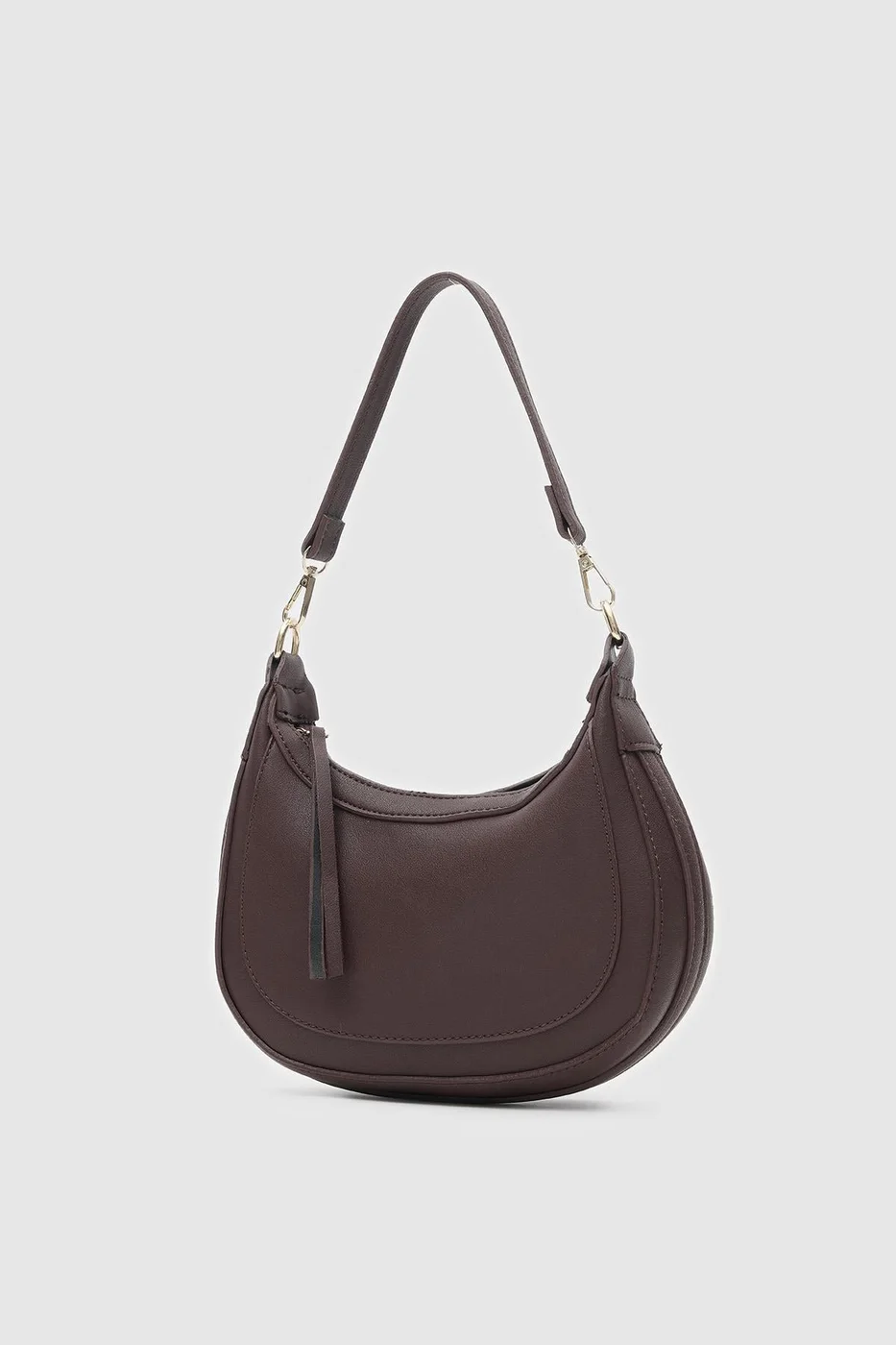Faux leather crossbody bag for women Faux leather crossbody bag for women in dark brown