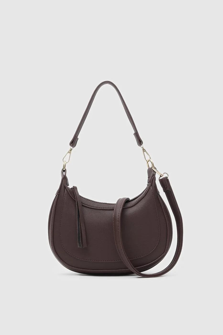 Faux leather crossbody bag for women Faux leather crossbody bag for women in dark brown