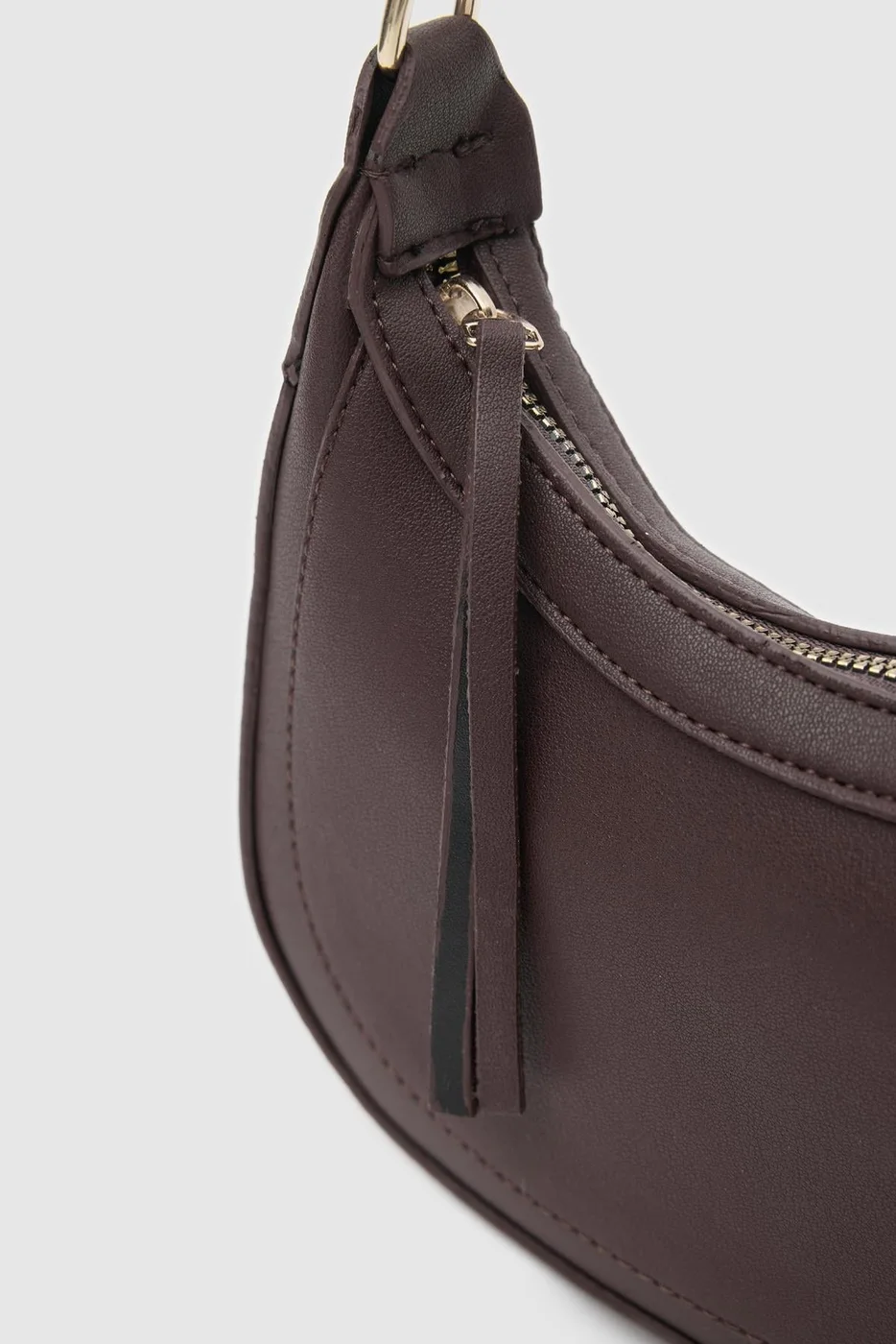 Faux leather crossbody bag for women Faux leather crossbody bag for women in dark brown