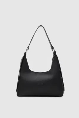 Faux leather baguette bag Faux leather baguette bag in black