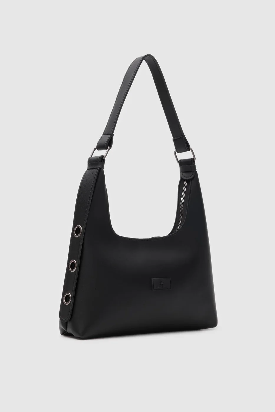 Faux leather baguette bag Faux leather baguette bag in black